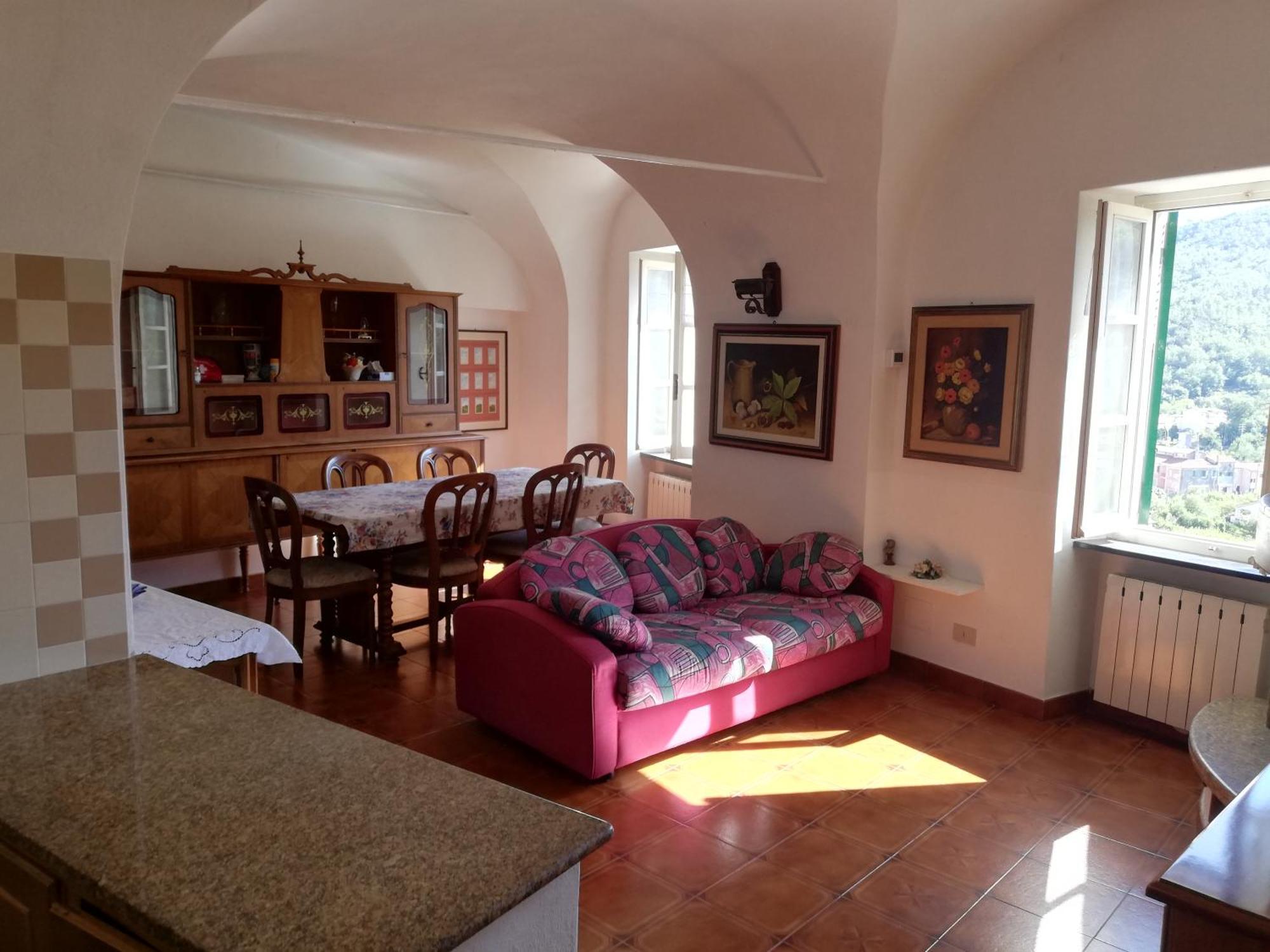 A Ca' Du Risso - Appartamento - Sea & Outdoor For Families, Bikers And Climbers Calice Ligure Exterior foto